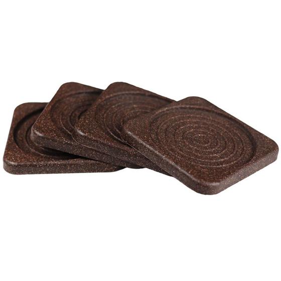 Imagem de Porta Copos Kit com 4 Peças Evo Imbuia