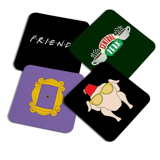 Imagem de Porta copos quadrado - Icons Friends