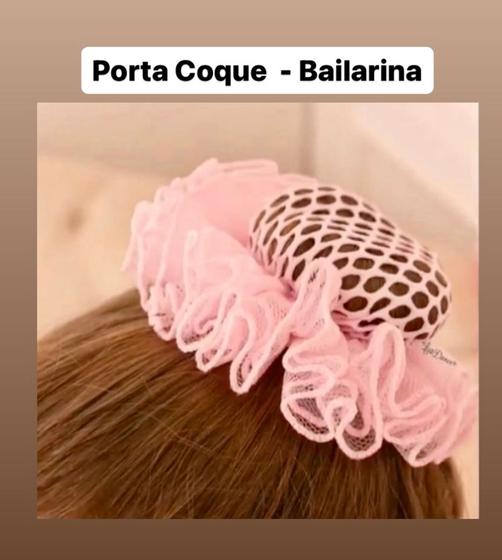 Imagem de Porta coque para cabelo - bailarina - balé - ballet em tule