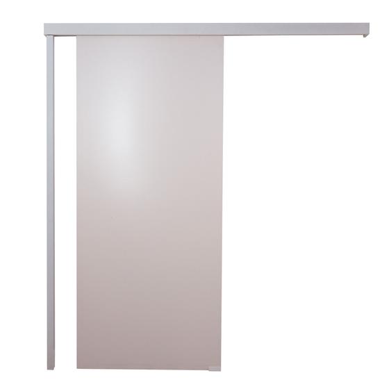 Imagem de Porta Correr Branco Prime 90x210 C/kit Madeira Completa