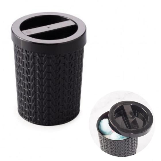 Imagem de Porta Cotonete Algodão Trama 390 Ml Plasutil
