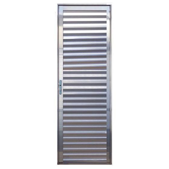 Imagem de Porta de Alumínio Brilhante Palheta CMC Modular - Lado Direito - 2.10 (A) x 0.90 (L)