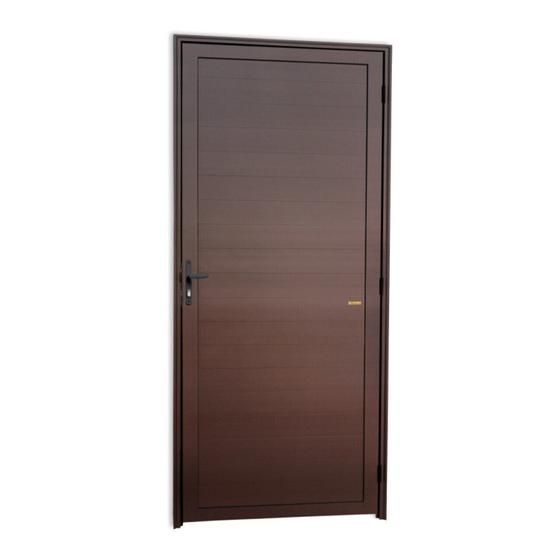 Imagem de Porta de Alumínio Lambril Super 210cm x 80cm Brimak