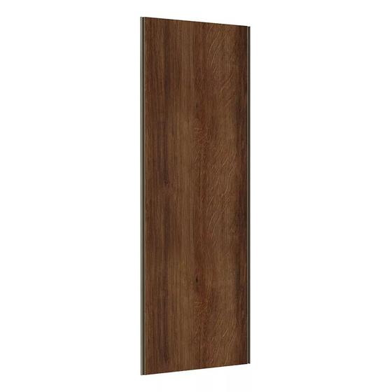 Imagem de Porta de Correr Closet 80cm com Puxador Perfil Inox sem Kit Ferragem Prime Luciane Móveis