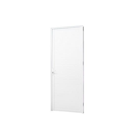 Imagem de Porta de Giro Lambril em Alumínio Branco Caribe Max 215x100x6cm Direita Jap