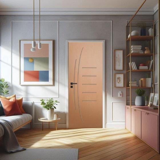 Imagem de Porta de Madeira Sarrafeada 210x80cm Friso 12 Jb Portas