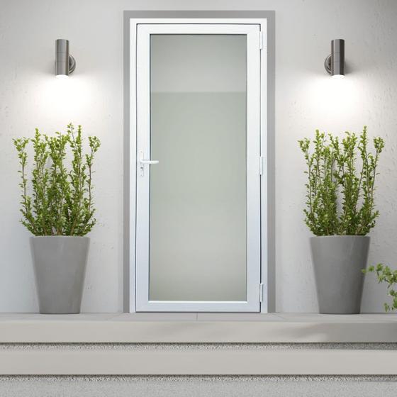 Imagem de Porta de PVC 216x80cm com 1 Vidro Temperados ITEC Brimak