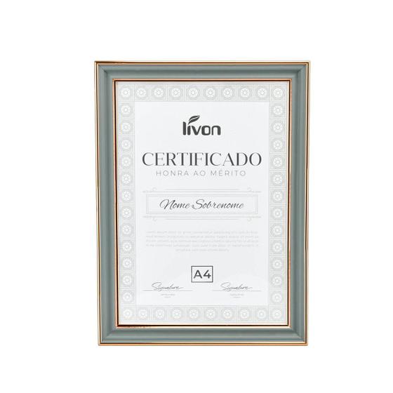 Diploma Personalizado A4 - 21x29.7cm, Con Bordes Dorados Y Sello, Texto A Elección, Ideal Para Regalos