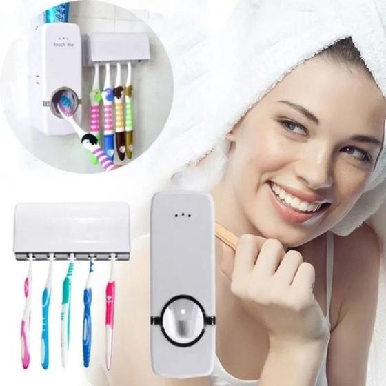 Imagem de porta escova dentes Dispenser Para Pasta De dentes