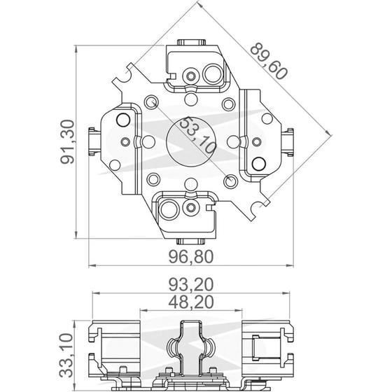 Imagem de PORTA ESCOVA MOTOR PARTIDA para JF 24V RENAULT SERIES MIDLUM