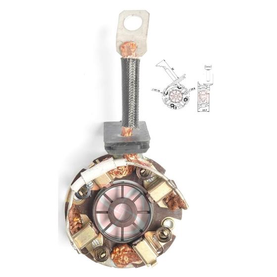Imagem de Porta Escova Pg260 Siena Strada Stilo Doblo Uno Palio Weekend Punto Palio Idea Monza Corsa Astra Blazer S10 Meriva Montana Corsa Classic Celta Vectra