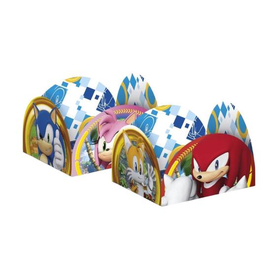 Imagem de Porta Forminha 4 Pétalas Sonic - 50 Unidades