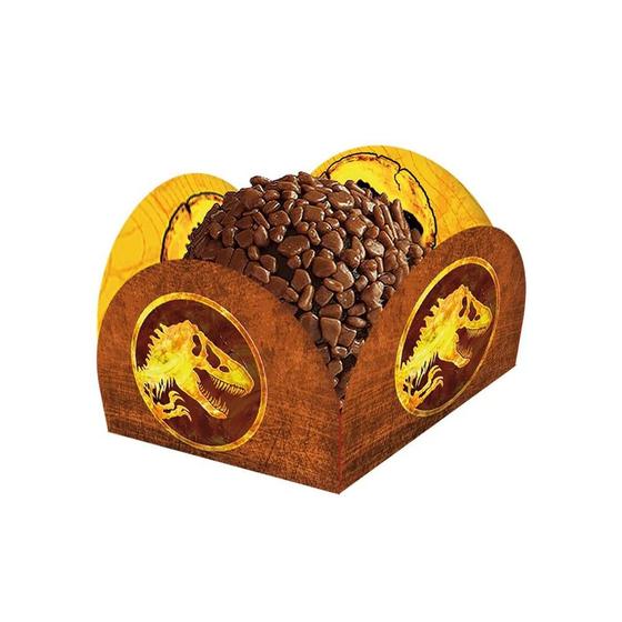Imagem de Porta Forminha Para brigadeiro - Festa Jurassic World - 40 unidades - Festcolor - Rizzo