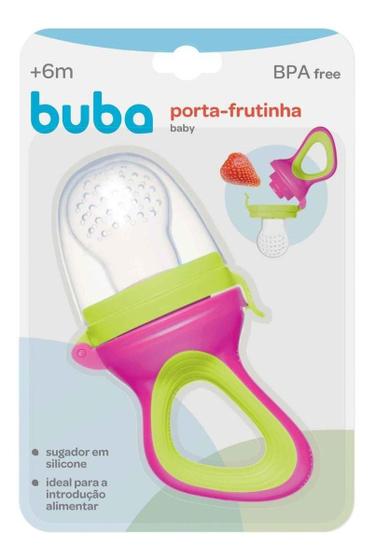 Imagem de Porta Frutas Bebe Chupeta Alimentadora Silicone Alimentação Prática