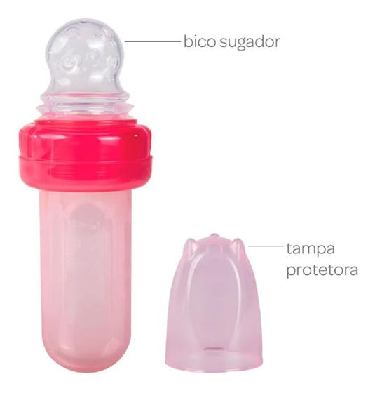 Imagem de Porta Frutinha Em Silicone Rosa Buba 12620