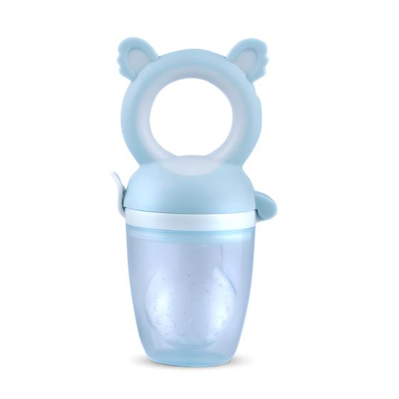 Imagem de Porta Frutinhas Silicone Babydeas Azul