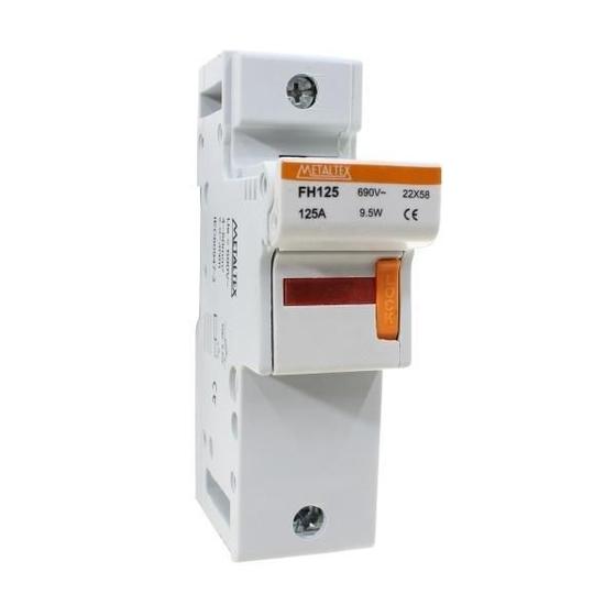 Imagem de Porta Fusível 8,5X31Mm 2 Polo 20 Amperes Indicador Fusível