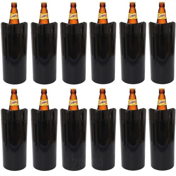 Imagem de Porta Garrafa Térmico Cerveja Litrão Kit 12 Unidades 1L