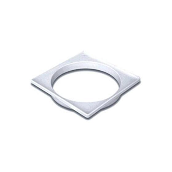 Imagem de Porta Grelha Quadrado 100mm Branco - Tigre