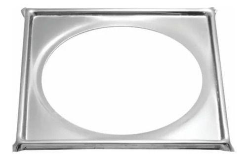 Imagem de Porta grelha quadrado 10cm inox clarinox