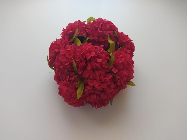 Porta guardanapo em flor ixora vermelha, com argola em madeira - Lú  Oliveira - Argola para Guardanapo - Magazine Luiza