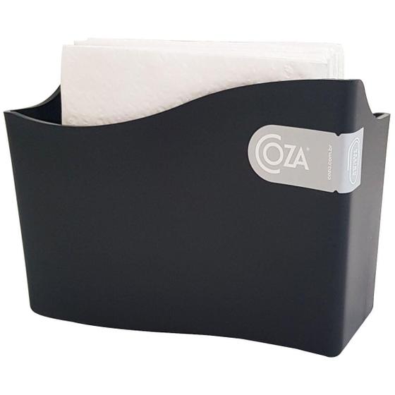 Imagem de Porta-Guardanapo Para Mesa Suporte Organizador Guardanapo Brinox Preto