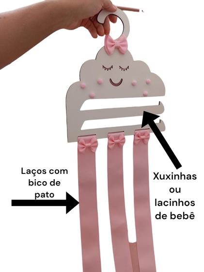 Imagem de Porta Laçinhos e tiaras de bebê Nuvem