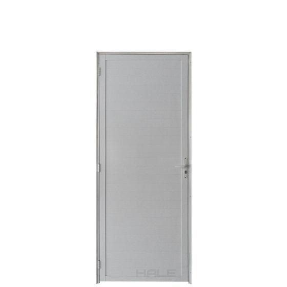 Imagem de Porta Lambril 2,10(A) X 1,00(L)Com Fechadura Alumínio Branco Lado Esquerdo - Hale