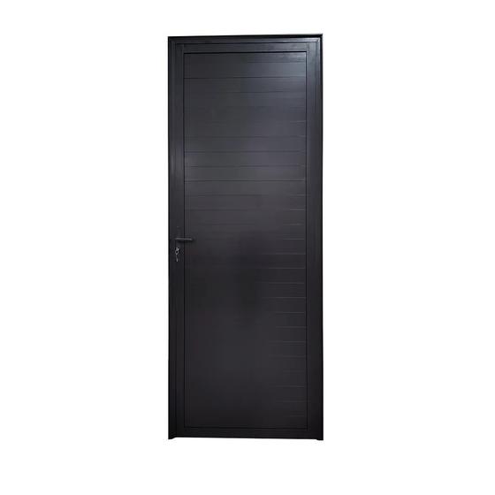 Imagem de Porta Lambril 2,10x90 lado DIREITO L-25 no alumínio preto