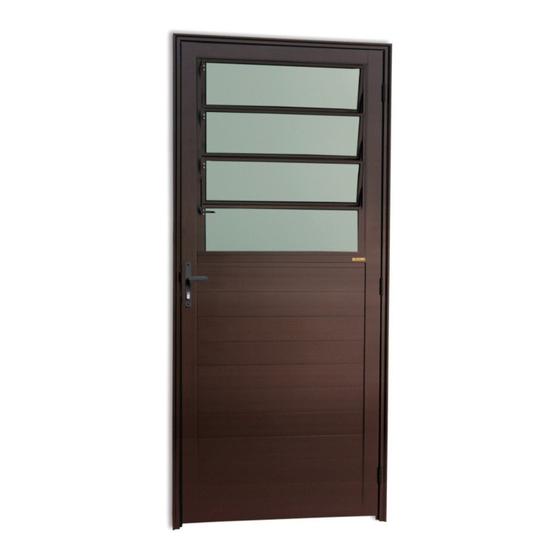 Imagem de Porta Lambril Basculante Super 25 Vidro Boreal 210cm x 86cm Brimak