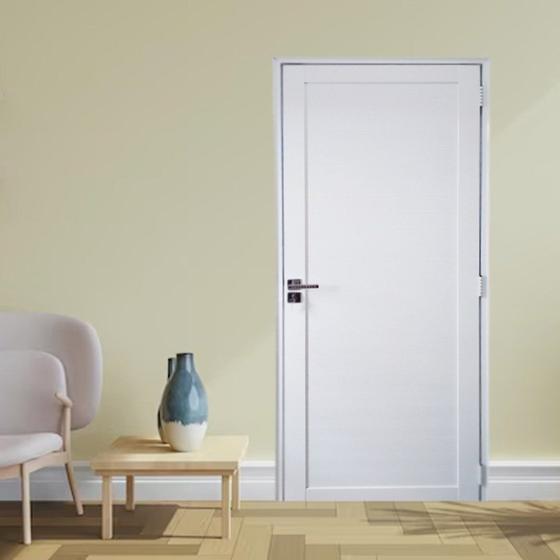 Imagem de Porta Lambril de Alumínio 210 X 80cm com Maçaneta Premium Linha 30 Lado Direito Esquadrias Bergamo