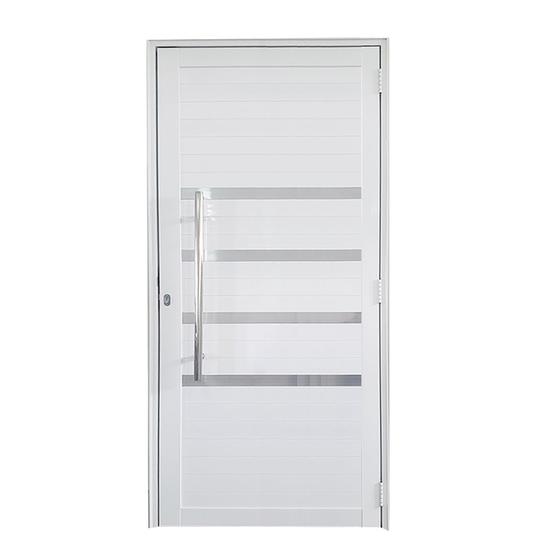 Porta Lambril de Alumínio Branco com Puxador e Friso Linha Roma Menor preço em Porta Lambril de Alumínio Branco com Puxador e Friso Linha Roma