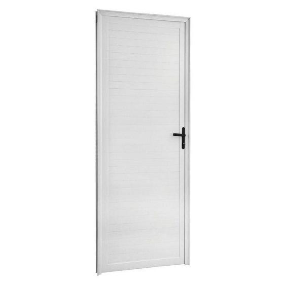 Imagem de Porta Lambril Fechada 2,10 x 1,00 Alumínio Branco