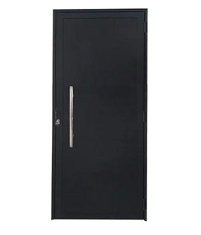 Porta Lambril Lisa c/Puxador - Alumínio Preto - Linha 25 Menor preço em Porta Lambril Lisa c/Puxador - Alumínio Preto - Linha 25