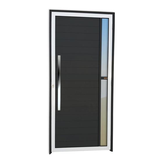 Imagem de Porta Lambril Visione com Puxador Super 210cm x 90cm Brimak