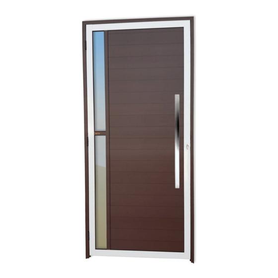 Imagem de Porta Lambril Visione com Puxador Super 210cm x 90cm Brimak