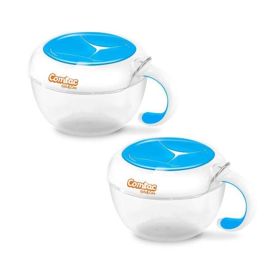 Imagem de Porta Lanches Com Tampa De Silicone 2 Peças Comtac Kids 4020