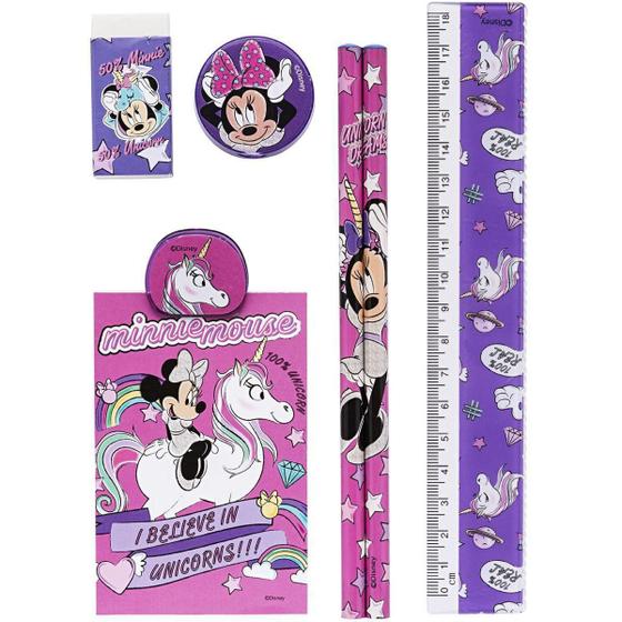 Imagem de Porta Lapis Minnie Mouse com 10 itens