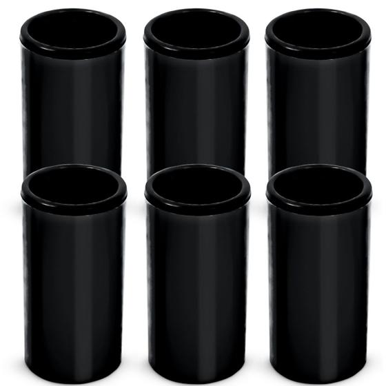 Imagem de Porta Latinha Slim 350ml Isopor Porta Lata Termico Cerveja Camisinha Bar Lanchonete Restaurante Kit 6 Unidades