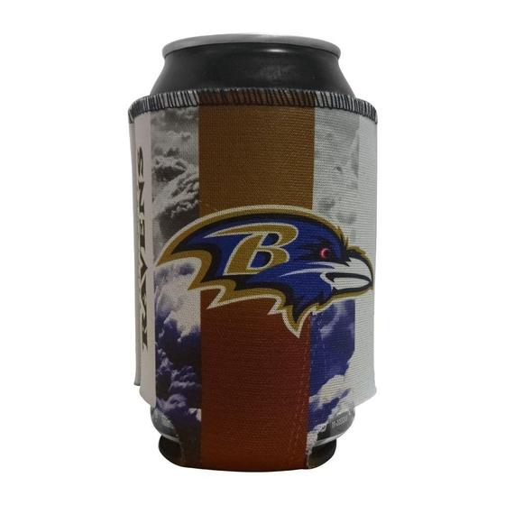 Imagem de Porta Latinhas Neoprene Baltimore Ravens NFL Roxo