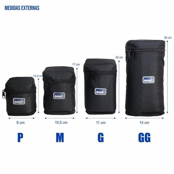 Imagem de Porta Lente Case Acolchoado Universal Optisom - M
