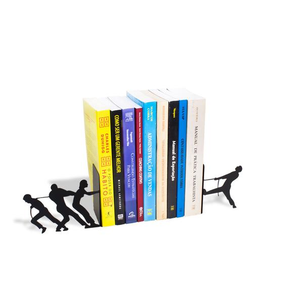 Porta Livros Aparador De Livros Organizador Decoração Em Aço Menor preço em Porta Livros Aparador De Livros Organizador Decoração Em Aço