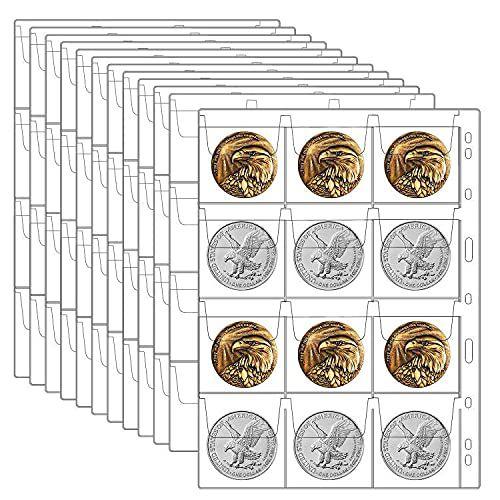 Imagem de Porta-livros da coleção de moedas ANKHOH com 200 bolsos e 30 mangas
