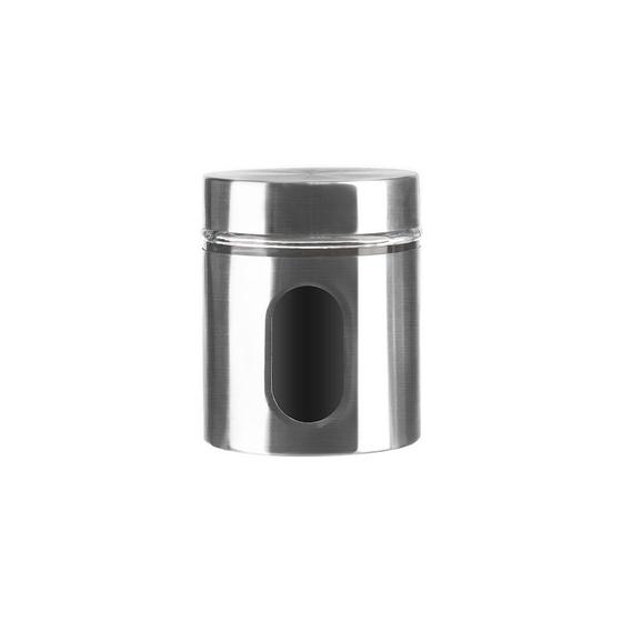 Imagem de Porta mantimento de vidro e inox com visor 600ml hauskraft