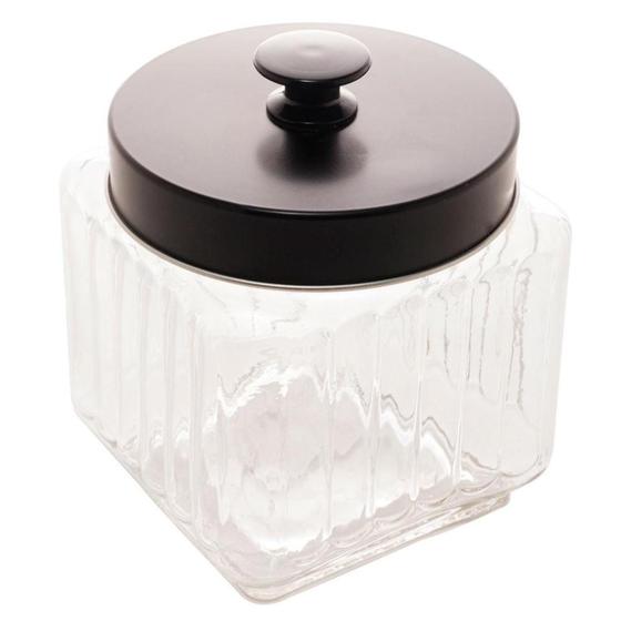 Caixa Em Vidro Com Metal 21x13x6,5cm