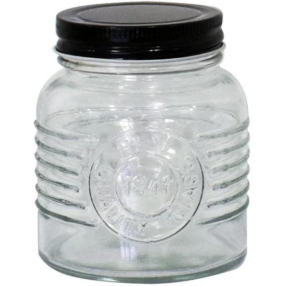 Imagem de Porta Mantimento em Vidro com Tampa em Metal 420ml
