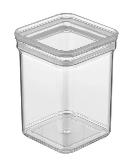 Imagem de Porta Mantimento Retangular em Plástico 1L 