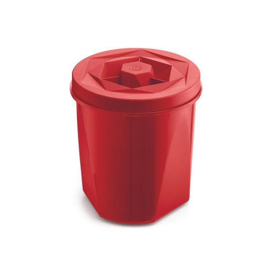 Imagem de Porta Mantimentos Color 3,3L Vermelho Solido Plástico Uz