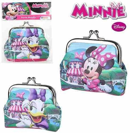 Imagem de Porta Moeda Infantil Com Fecho Minnie 10X8Cm Na Solapa - Etihome