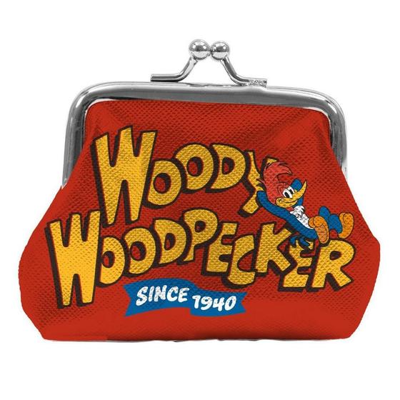 Imagem de Porta Moedas Woody Woodpecker Fundo Vermelho - Pica Pau